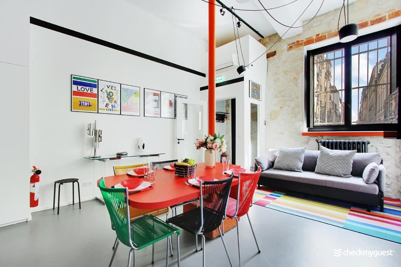 Authentic Apartment - 2Br-6P - Le Marais Paris Luaran gambar