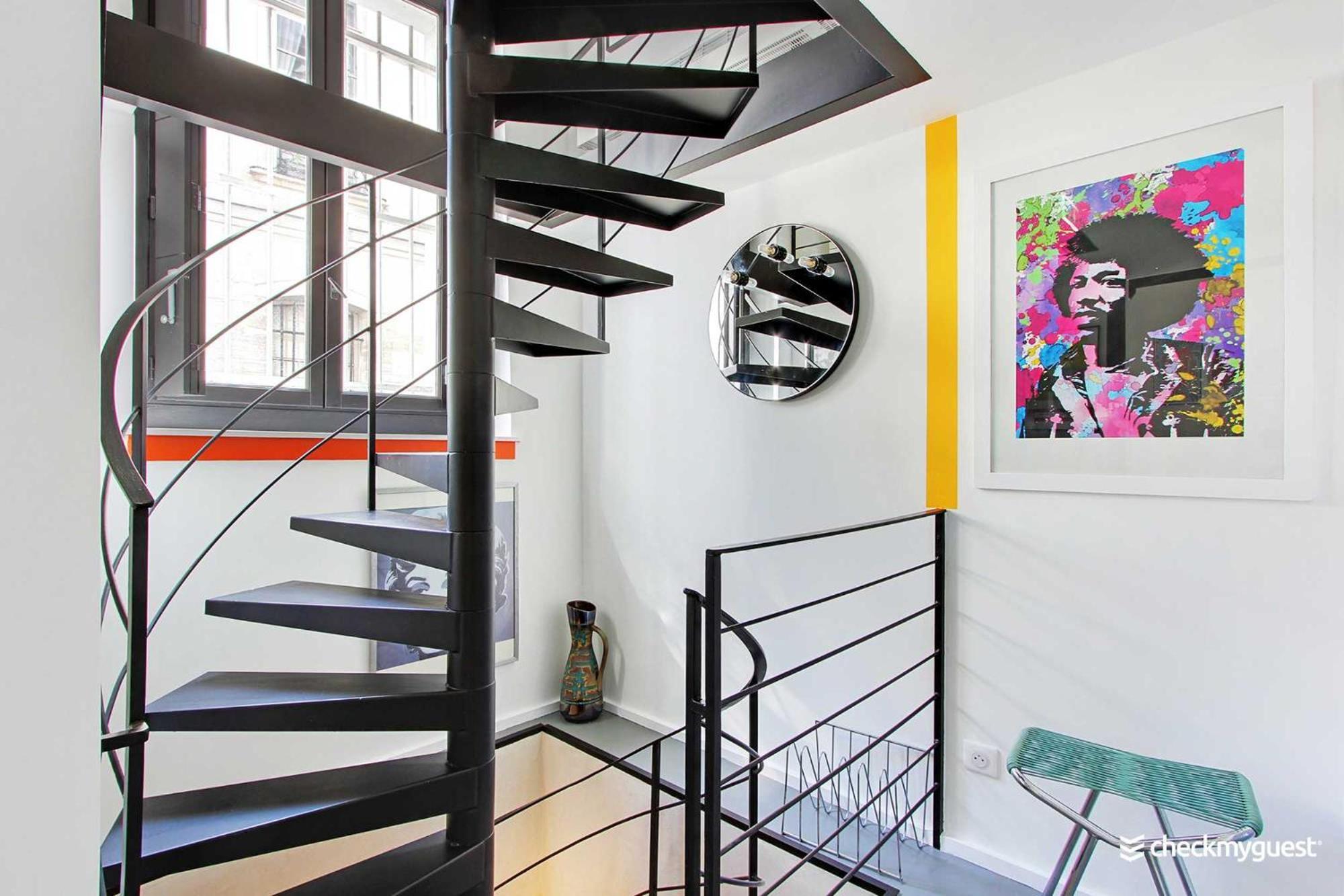 Authentic Apartment - 2Br-6P - Le Marais Paris Luaran gambar