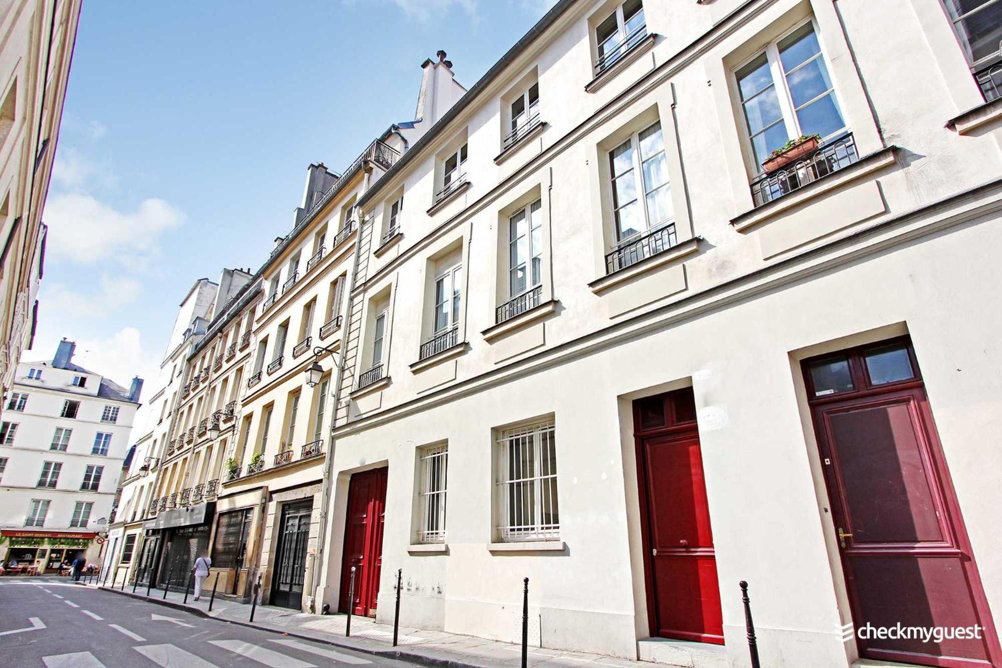 Authentic Apartment - 2Br-6P - Le Marais Paris Luaran gambar